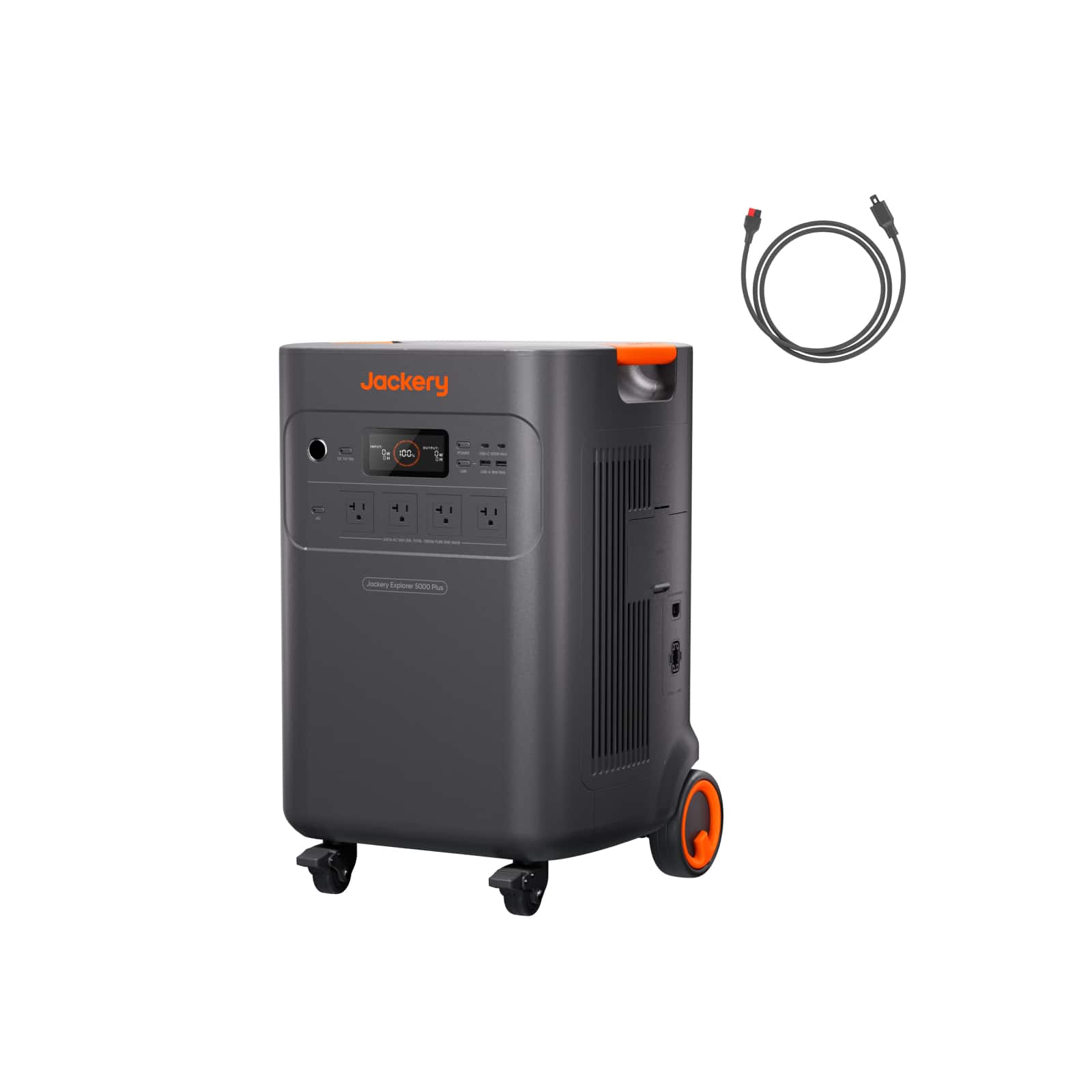 Jackery - E5000ACplus 5032Wh 7200W Power Station 120V/240V with 3m Anderson Cable Home Backup (Shipped Separately) (5032 Wh Capacity)