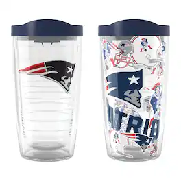Tervis - Two-Pack 16oz. Allover Classic Tumbler Set - Multicolor