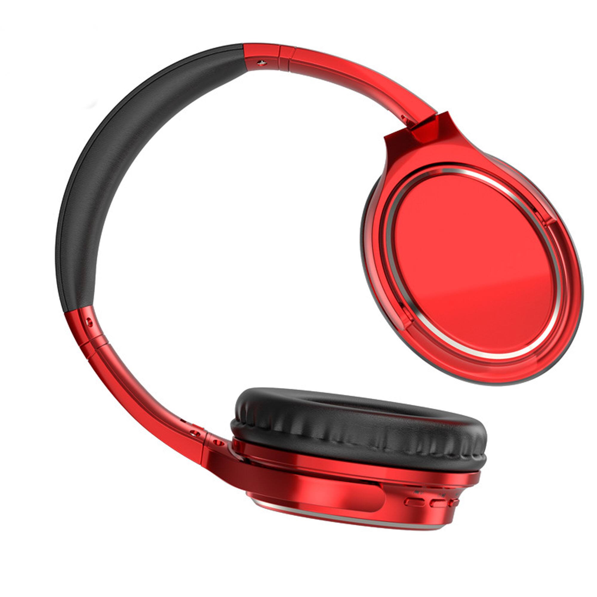 Front. YONWAY - Vintage Headworn Bluetooth Earphones, Adjustable & Foldable Headset, Support AUX/TF Card/USB, Hi-Fi Audio.
