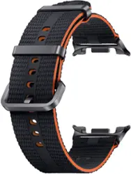 Samsung - Athleisure Band for Galaxy Watch8 and Galaxy Watch8 Classic M/L - Graphite - Front_Zoom