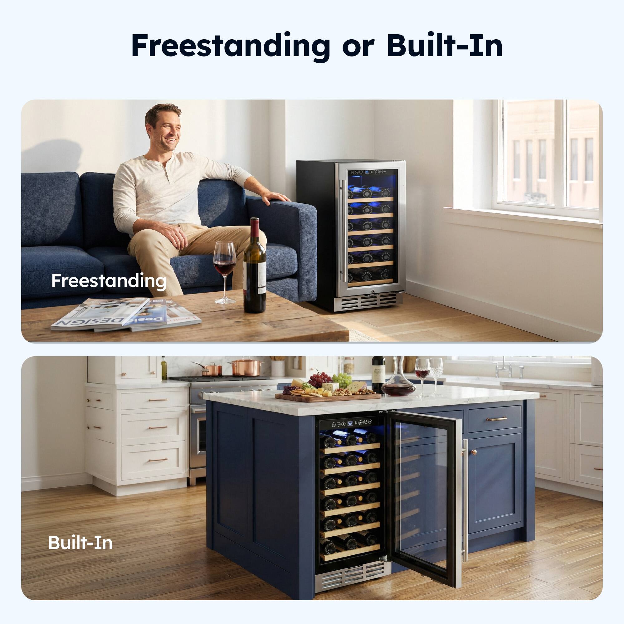 Freestanding or Built-In

Freestanding

Built-In