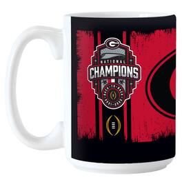 Logo Brands - Georgia Bulldogs College Football Playoff 2022 National Champions 15oz. Sublimated Mug - Multicolor