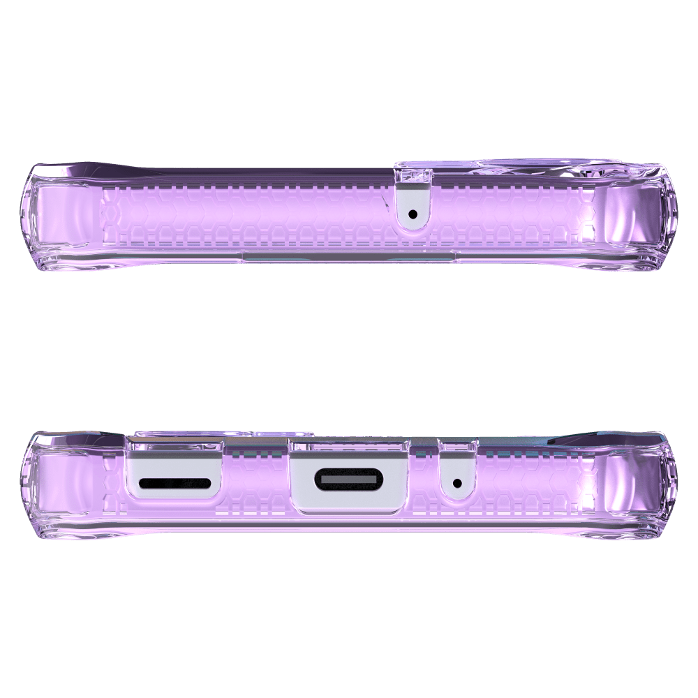 Alt View 2. Itskins - ITSKINS Spectrum_R // Clear Series Case for Samsung Galaxy A16 5G - Light Purple - Purple.