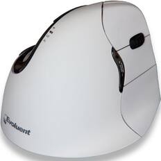 Front. Evoluent - Evoluent VerticalMouse 4 Right Bluetooth Ergonomic Mouse - White.