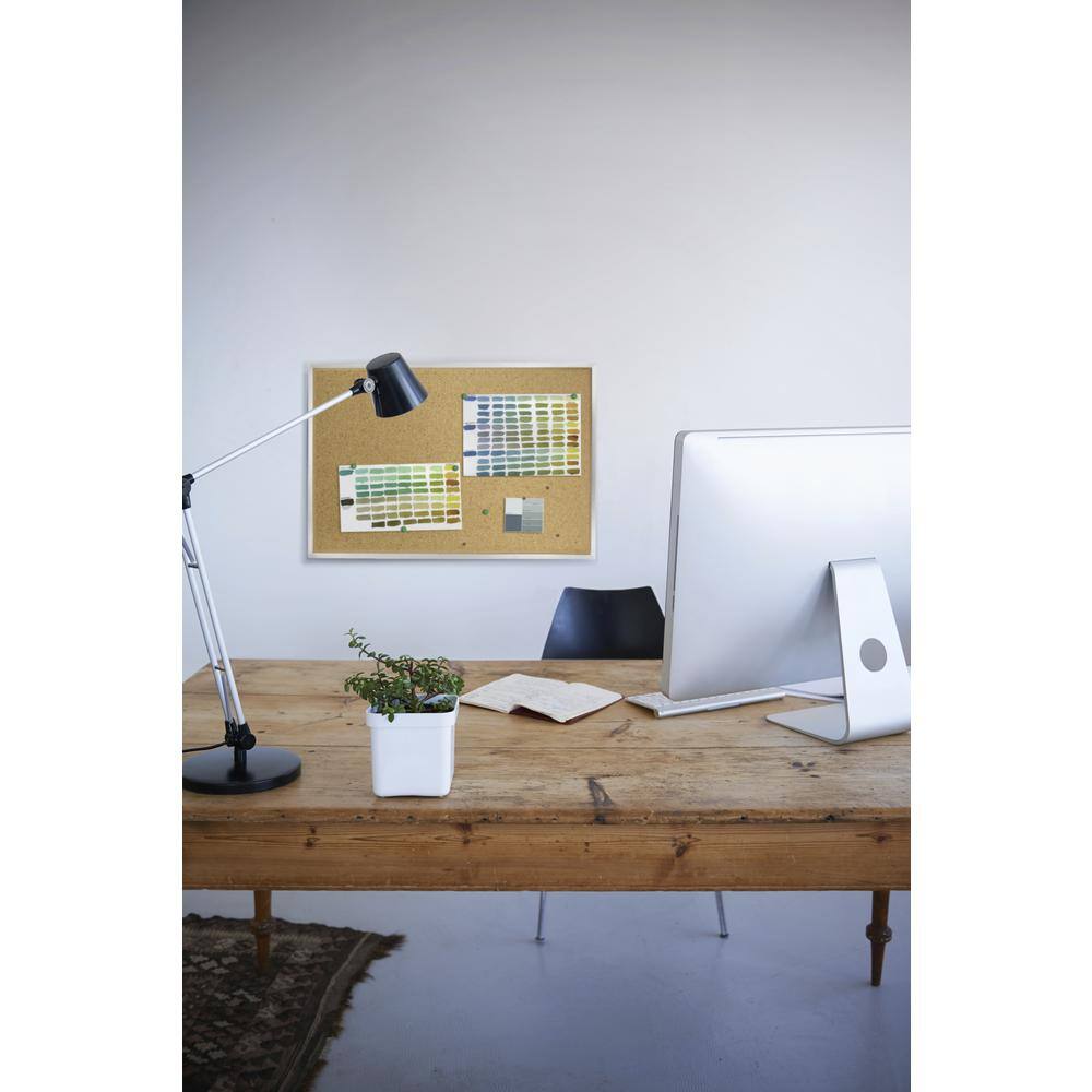 Alt View 1. Ghent - Ghent Natural Cork Bulletin Board with Aluminum Frame, 18"H x 24"W.