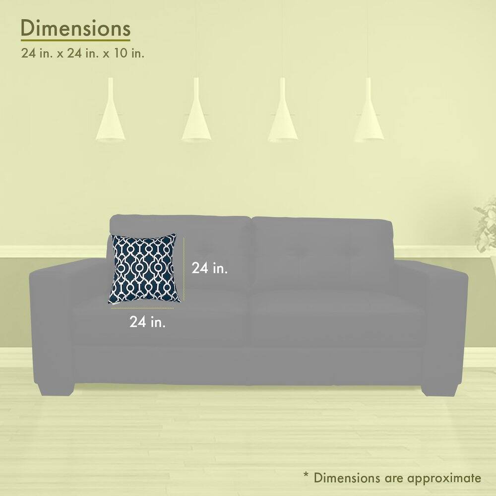 Dimensions  
24 in. x 24 in. x 10 in.  

24 in.  
24 in.  

*Dimensions are approximate