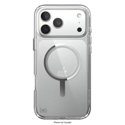 Speck - Presidio Perfect Clear with MagSafe Case for Apple iPhone 17 Pro - Clear/Silver - Front_Zoom