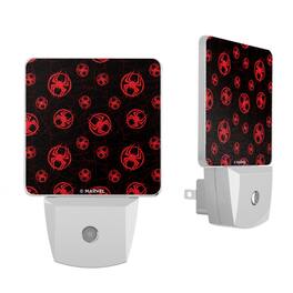 Keyscaper - Marvel Pattern Night Light 2-Pack - Miles Morales