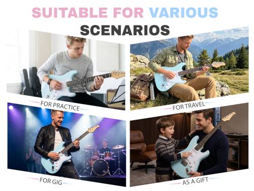 SUITABLE FOR VARIOUS SCENARIOS

- FOR PRACTICE
- FOR TRAVEL
- FOR GIG
- AS A GIFT