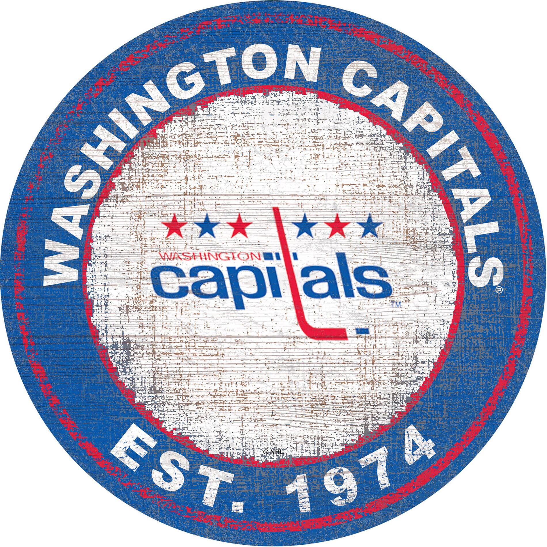 Washington Capitals 24'' Round Heritage Logo Sign