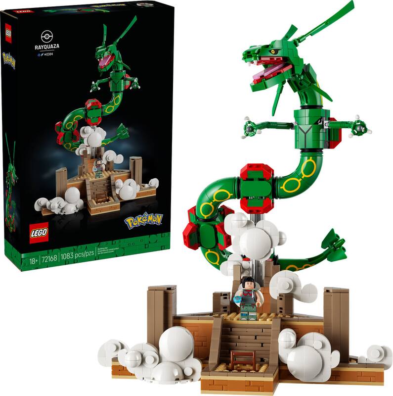 LEGO - Pokémon Rayquaza Decor Building Set 72168