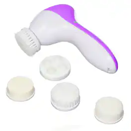 Pursonic - Facial Cleaner with 5 Attachments - Purple