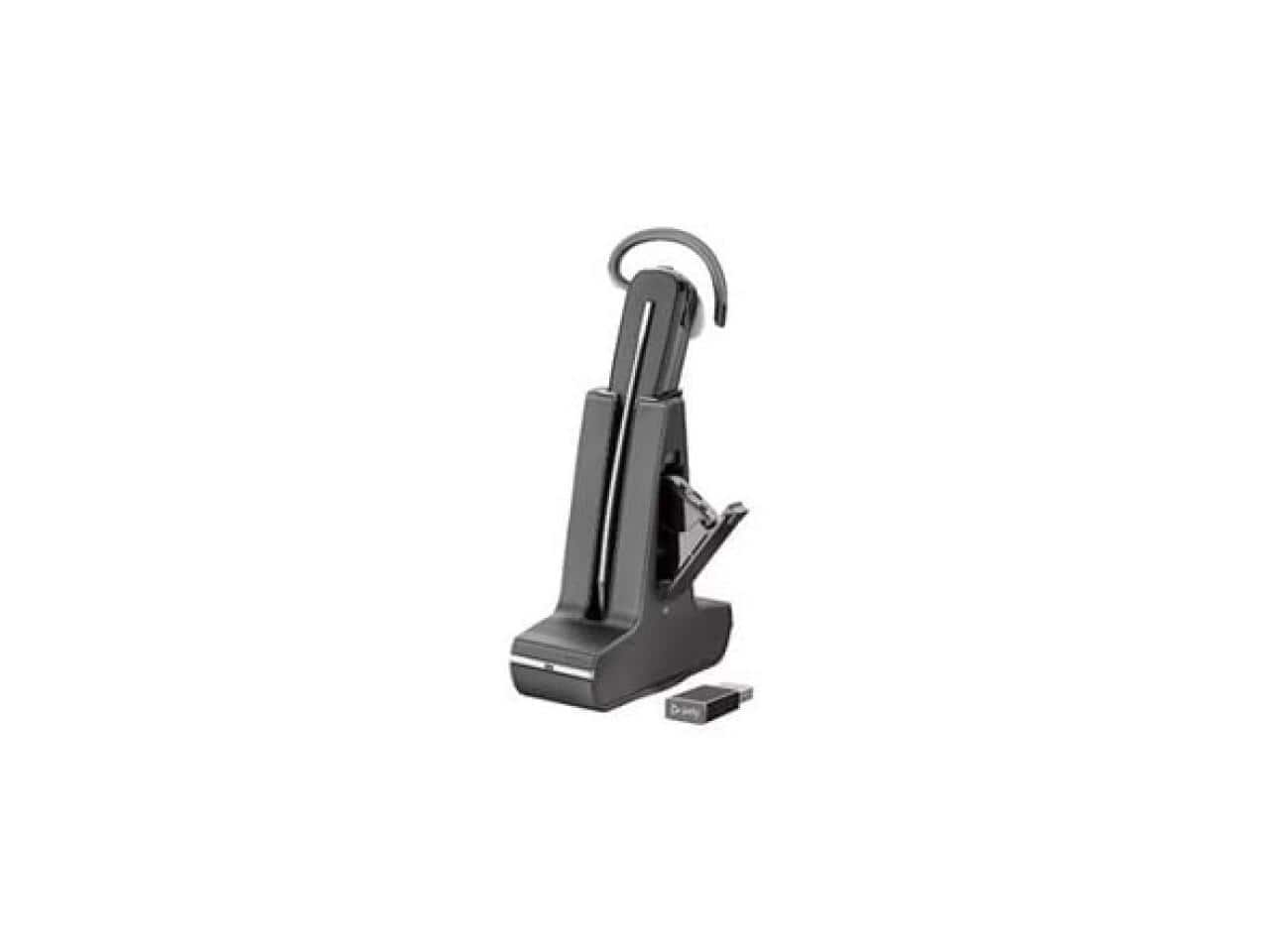 HP - Poly SAVI 8200 UC 8245 Headset - Mono/Stereo, USB, Wireless, Noise Cancelling - Black