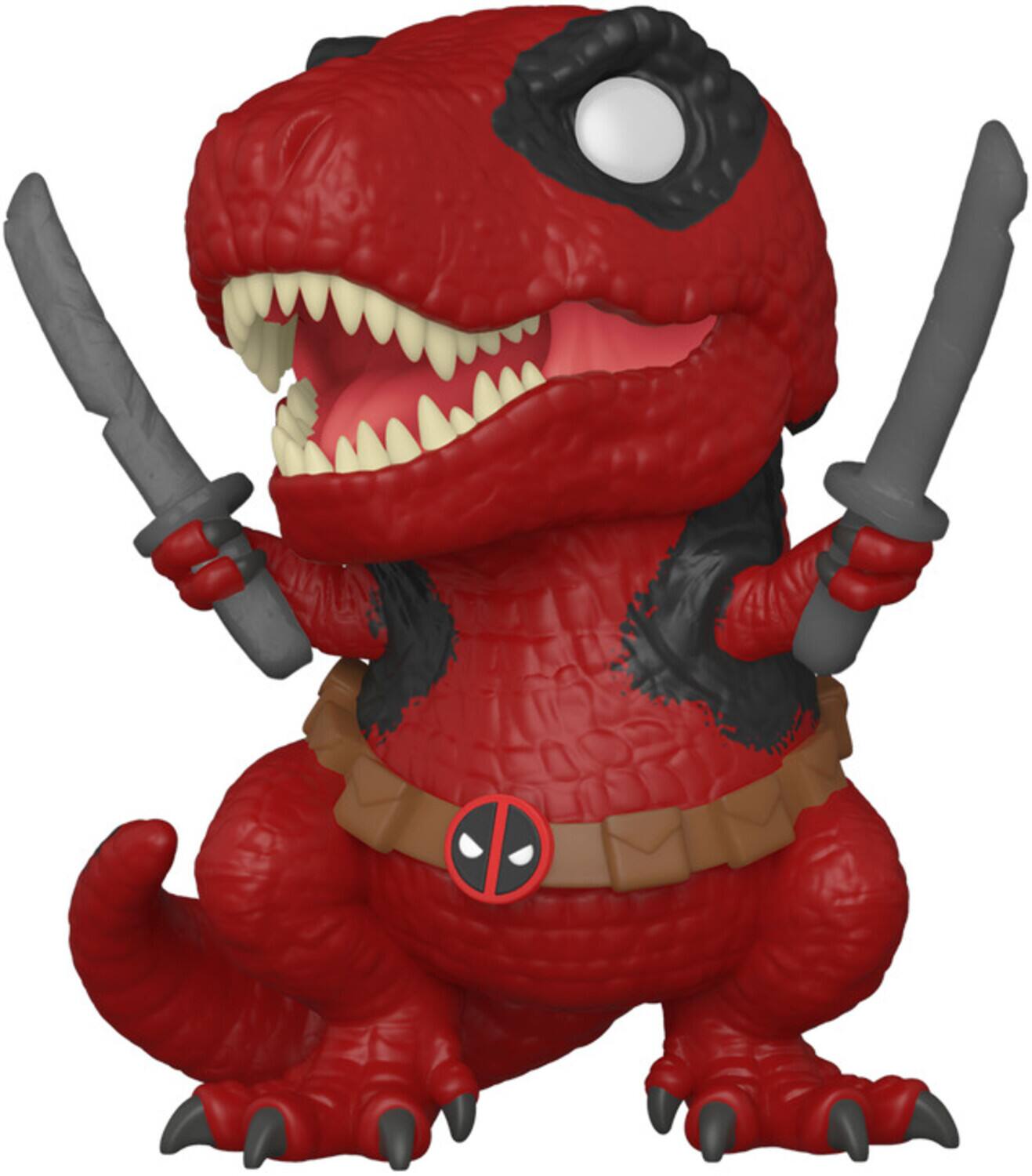 Alt View 1. Funko - FUNKO POP! MARVEL: Deadpool 30th - Dinopool   - Collectibles - Multicolor.