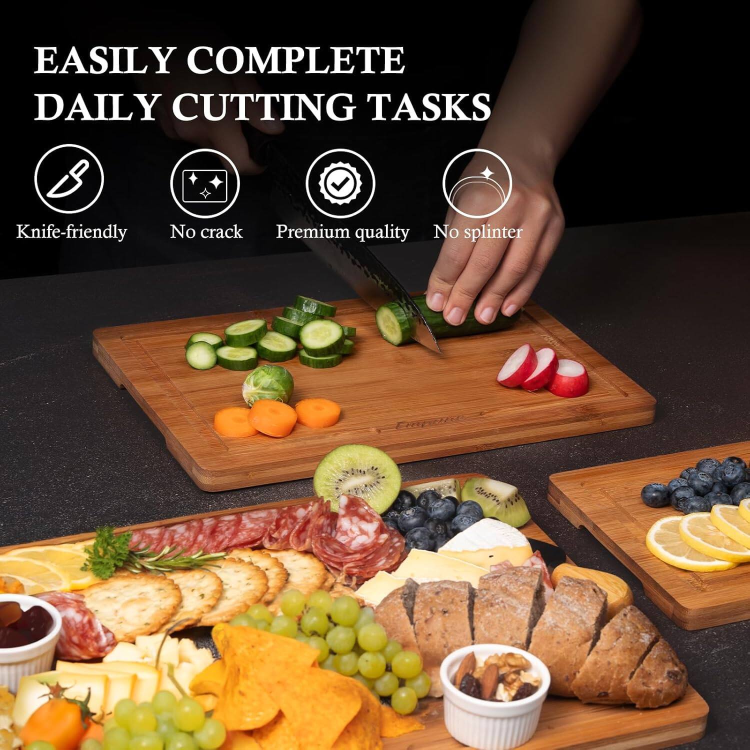 EASILY COMPLETE DAILY CUTTING TASKS

- Knife-friendly
- No crack
- Premium quality
- No splinter
