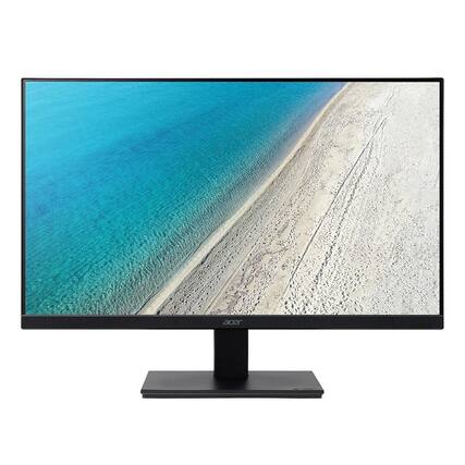 Front. Acer - 27" V277 Monitor FHD 1920x1080 75Hz 250Nit 4ms VESA 100x100 - Black.