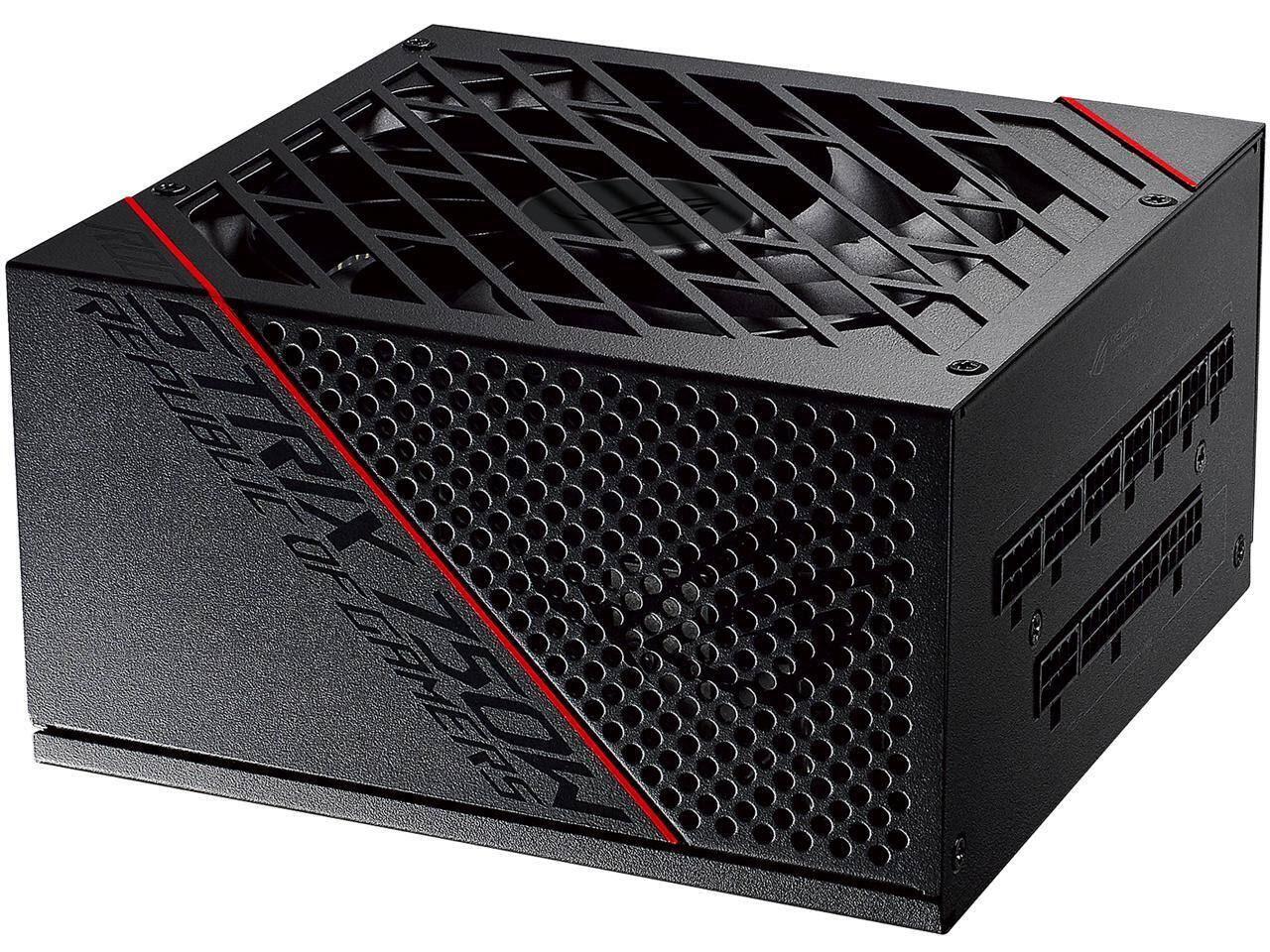 ASUS - ROG Strix 750 Fully Modular 80 Plus Gold 750W ATX Power Supply with 0dB Axial Tech Fan and 10 Year Warranty