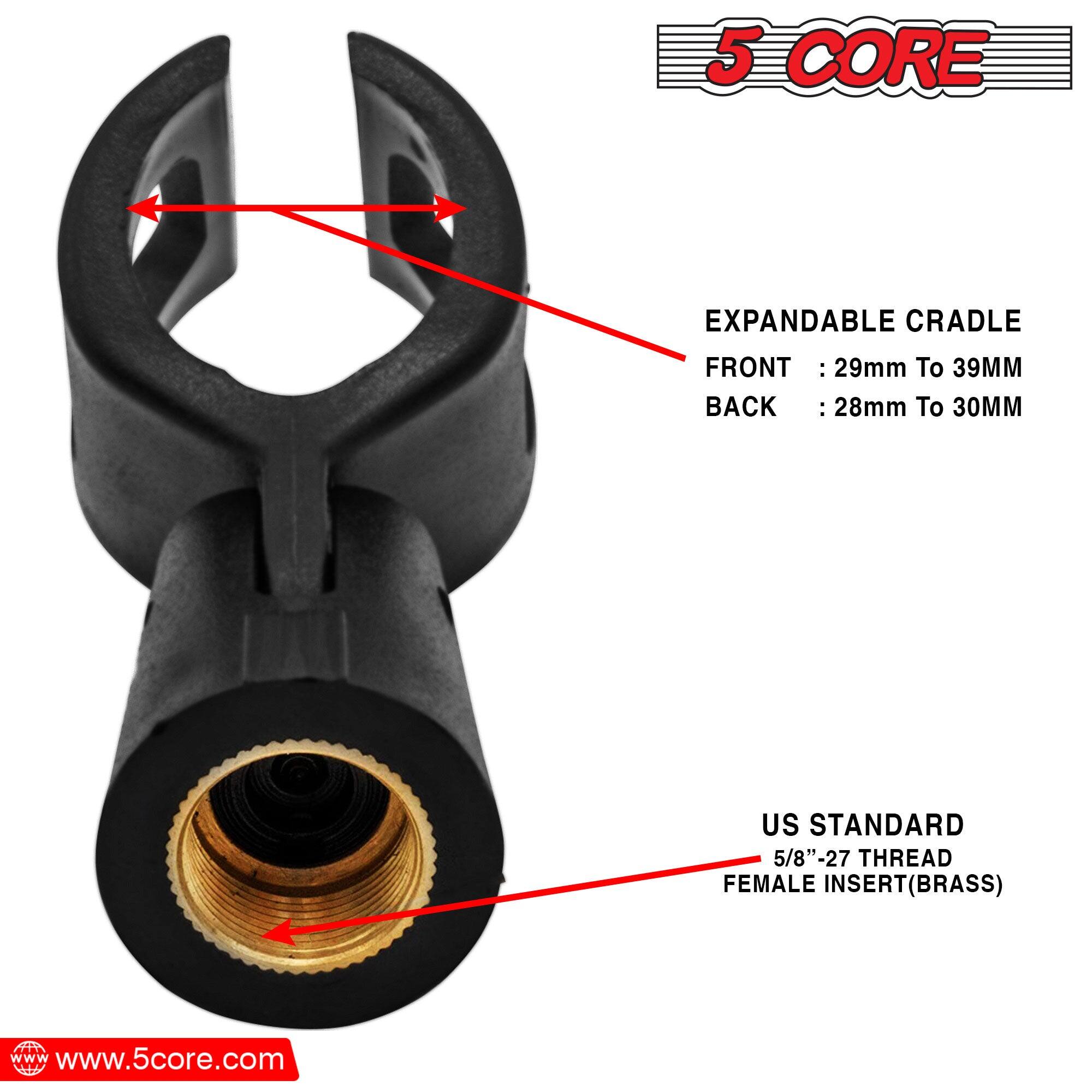 5 CORE EXPANDABLE CRADLE

FRONT: 29mm TO 39MM
BACK: 28mm TO 30MM

US STANDARD 5/8" -27 THREAD FEMALE INSERT (BRASS)

www.5core.com