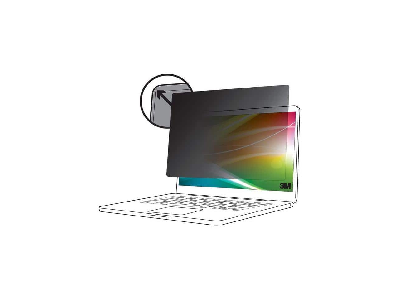 3M - Privacy Filter for MacBook Pro 14" M1-M2, Scratch & Fingerprint Resistant - BPNAP003 - false