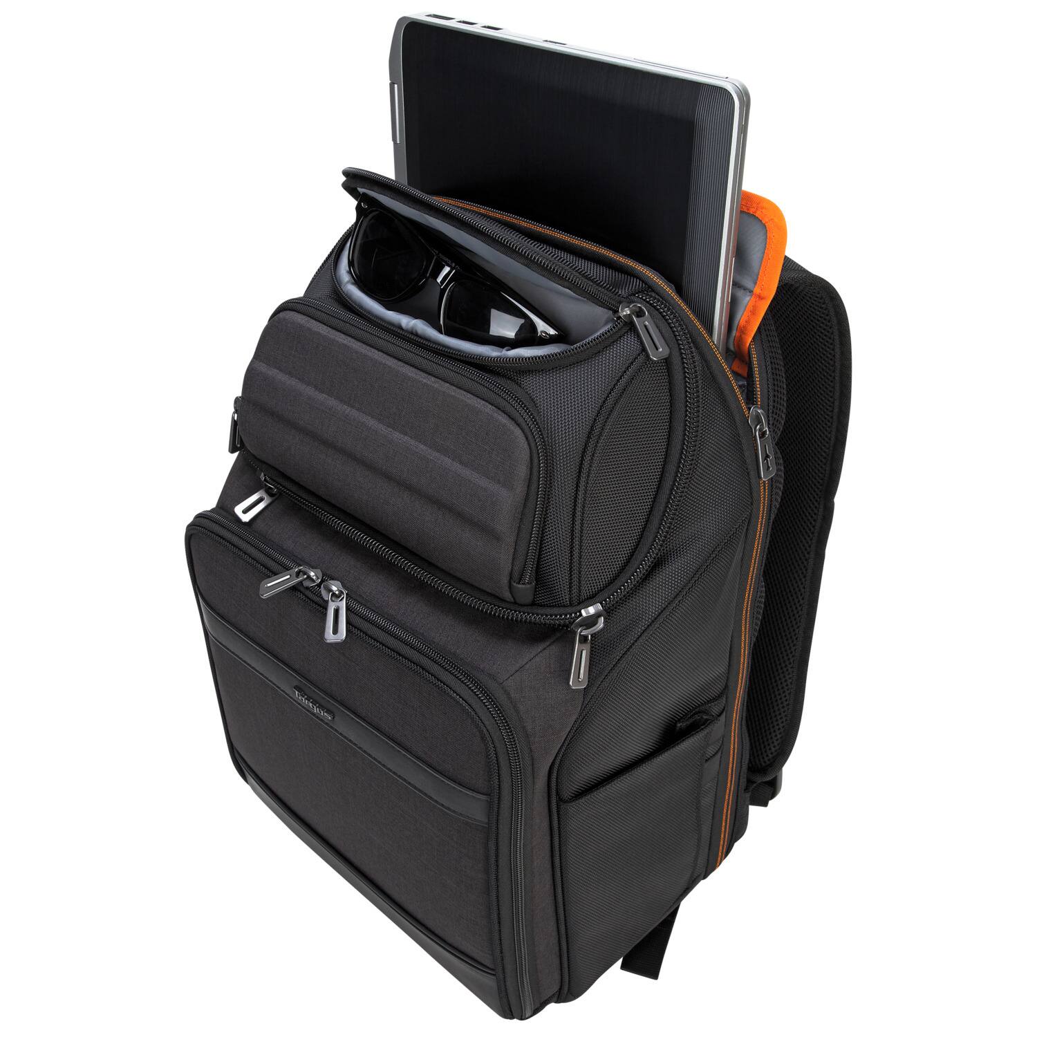 Alt View 6. Targus - 15.6” CitySmart EVA Pro Backpack - Black.