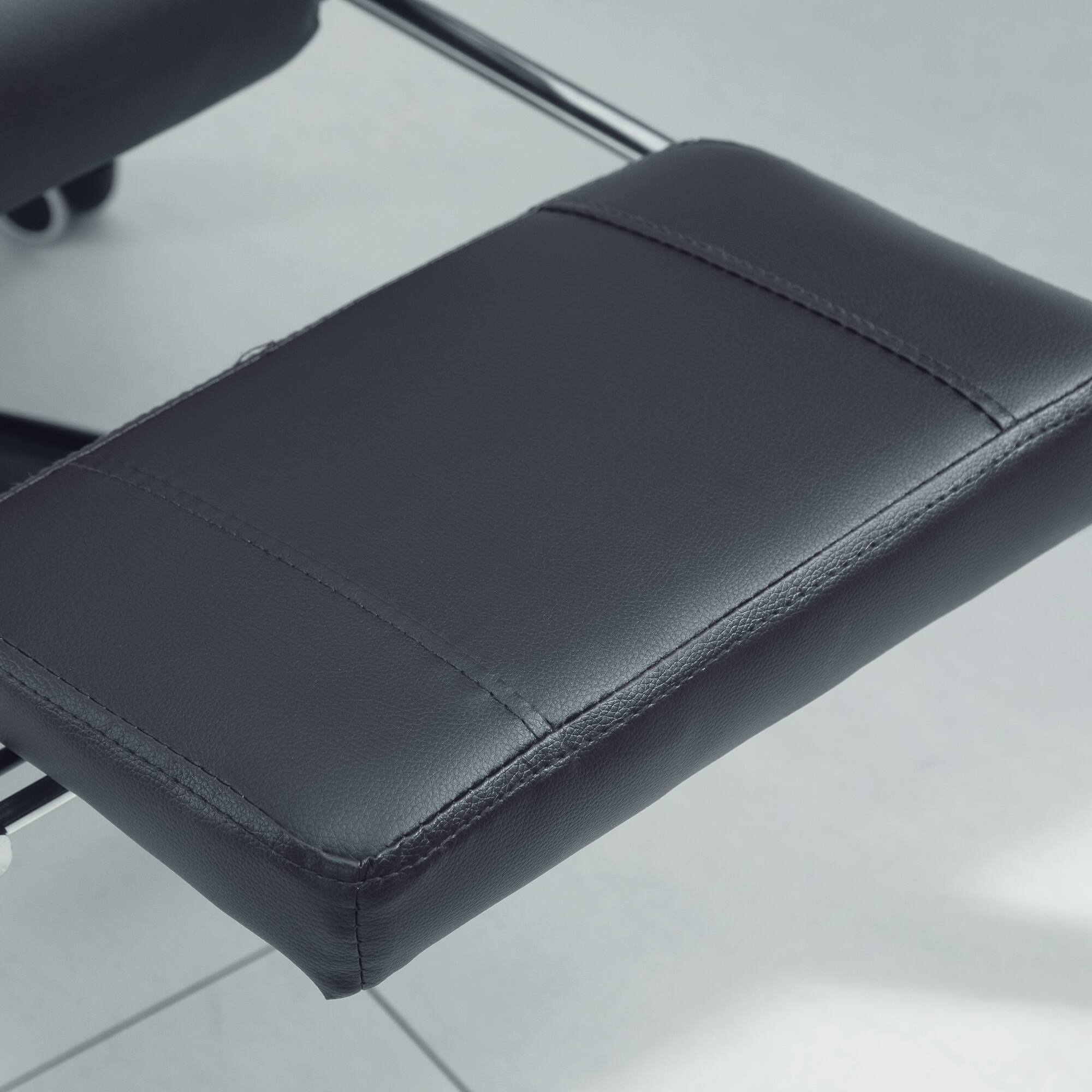 Alt View 8. Vinsetto - 7-Point Vibrating Massage Office Chair, High Back Computer Chair with Lumbar Support, Footrest, Reclining Back - Blue.