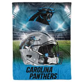 Logo Brands - Carolina Panthers 60" x 80" Stadium Lights Blanket - Multicolor