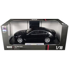 BMW 5 Series LCI Black Metallic with Moonroof 1/18 Diecast Model Car by Heimanba
