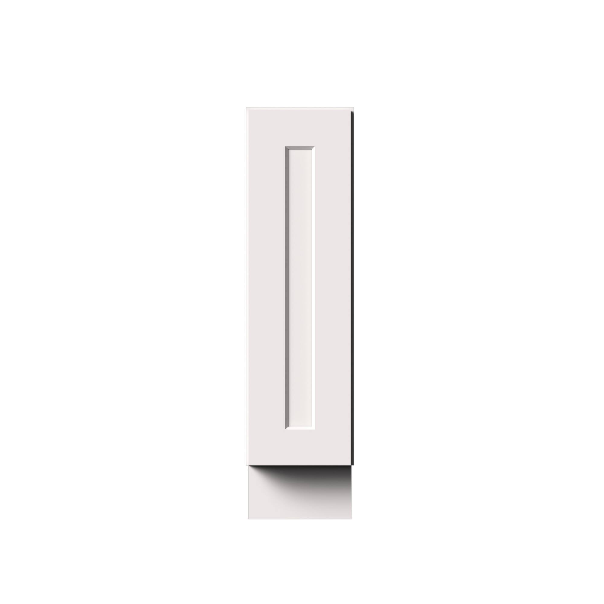 Alt View 1. Boyel Living - 9-in W x 34.5-in H x 24-in D Shaker RTA Kitchen Spice Pull-Out Base Cabinet with Soft-Close - White Shaker.