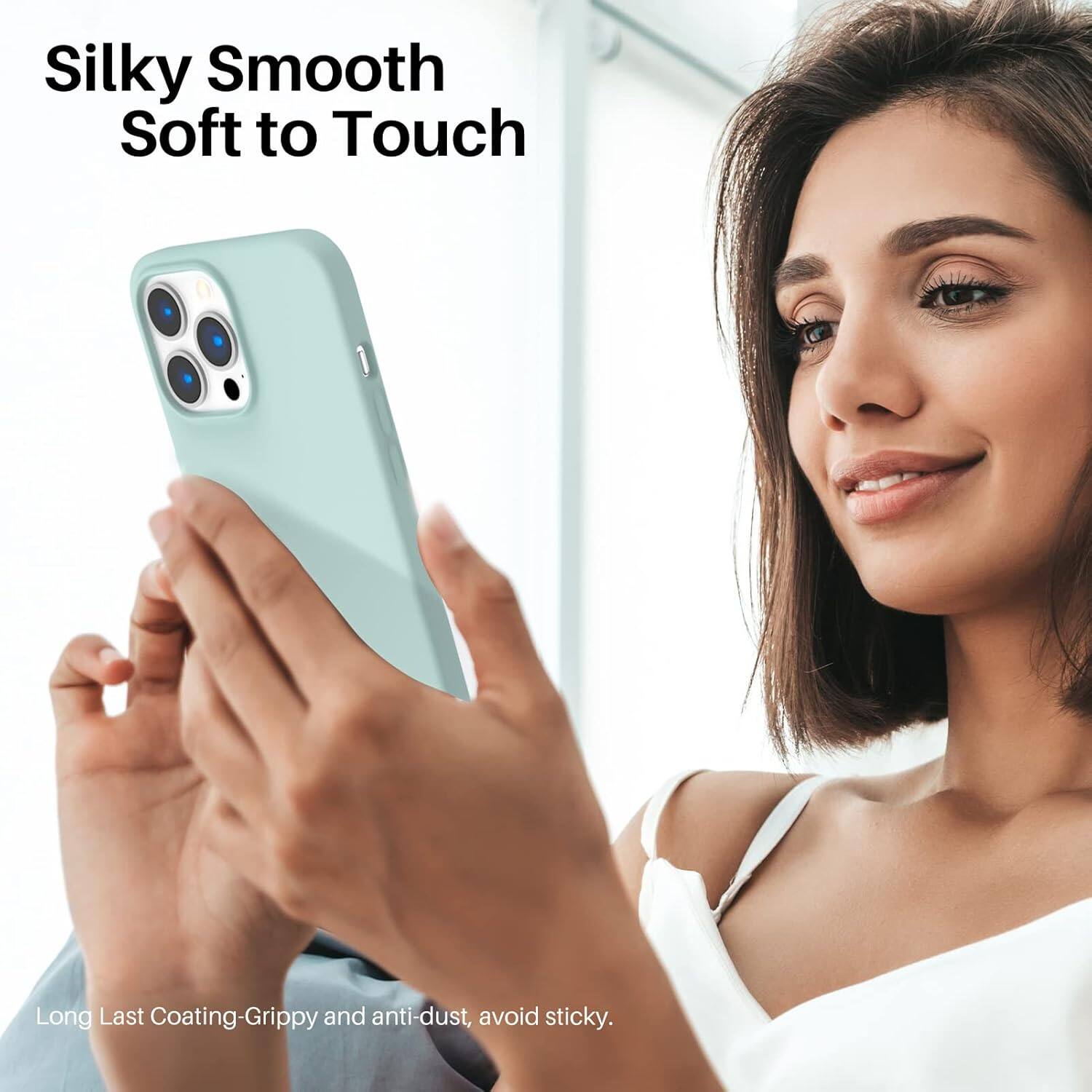 Silky Smooth Soft to Touch

Long Last Coating-Grippy and anti-dust, avoid sticky.