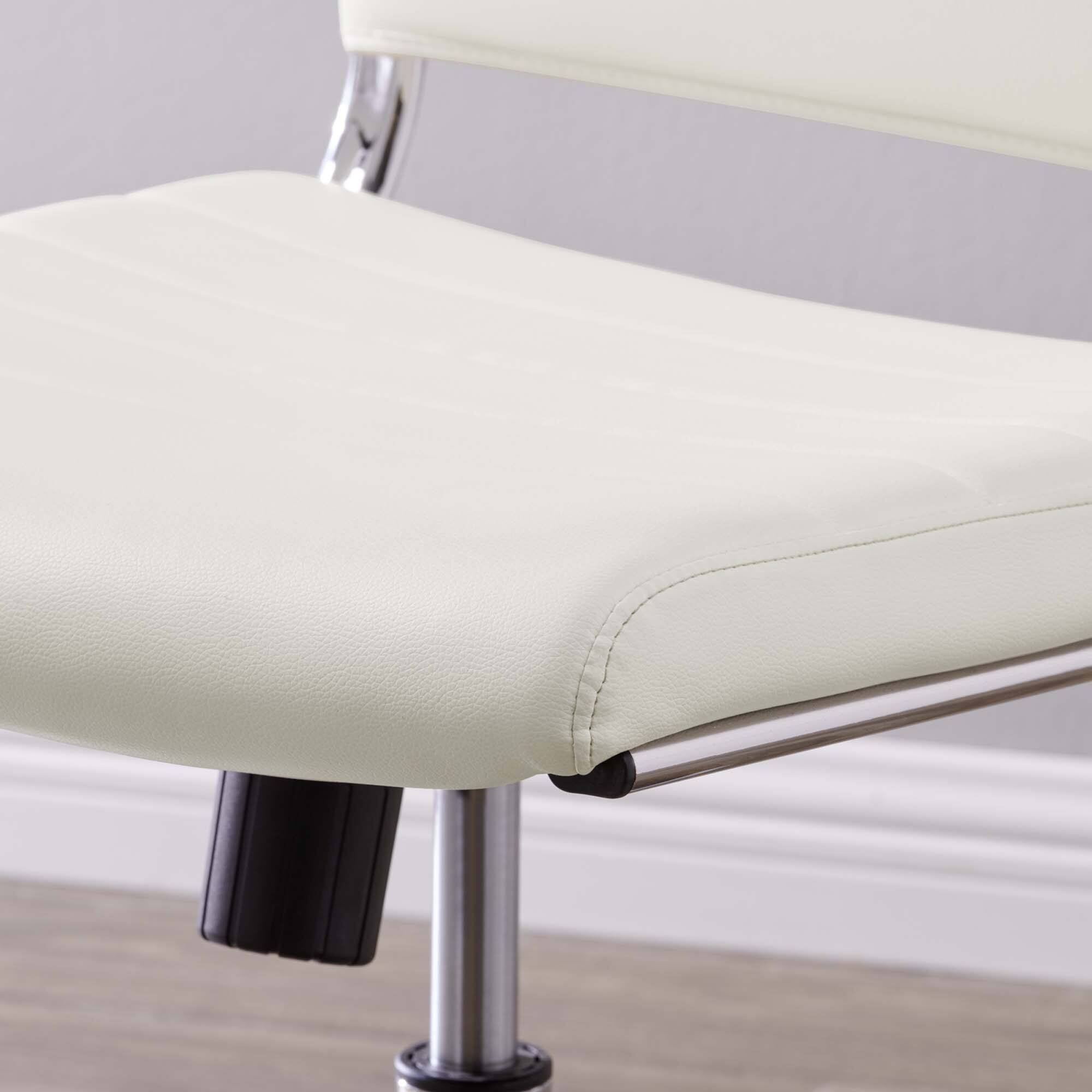 Alt View 7. Modway - Jive Armless Mid Back Office Chair by Modway - White.