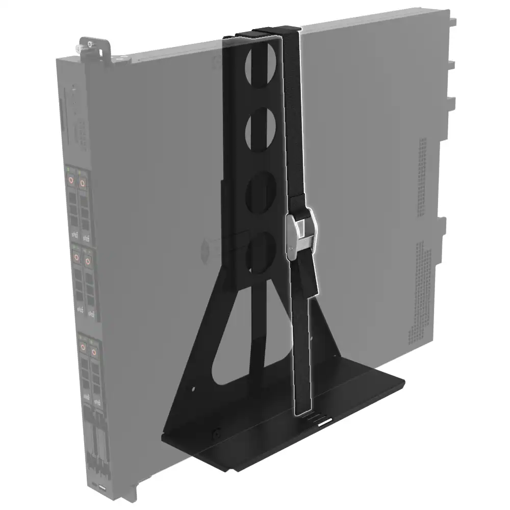 Alt View 2. RackSolutions - RackSolutions Universal PC Wall Mount for Large Size Equipment (2.70in+) - Black.