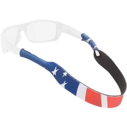 Front. Chums - Chums Neoprene Classic Eyewear Retainer - American Flag - American Flag.