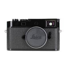 Front. Leica - Leica M11 Rangefinder Camera (Glossy Black) - Black.