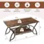 The text on the image is grouped and corrected as follows:

* Sturdy: Stylish Construction
* Stylish: Strong Load Capacity
* Strong Load Capacity: Easy Assembly
* Easy Assembly: 39.5" 19.5" 110 lbs 10"0 44 lbs 18" 18" 23.5" 19" 6" 37"