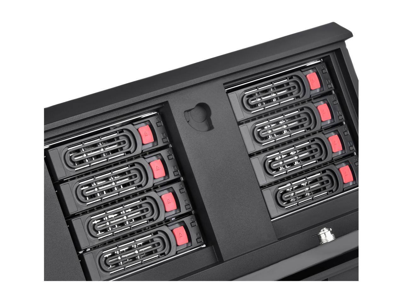 Alt View 5. SilverStone - SilverStone CS381 Black Micro ATX/Mini-ITX Case, SFX/SFX-L PSU Support - Black.