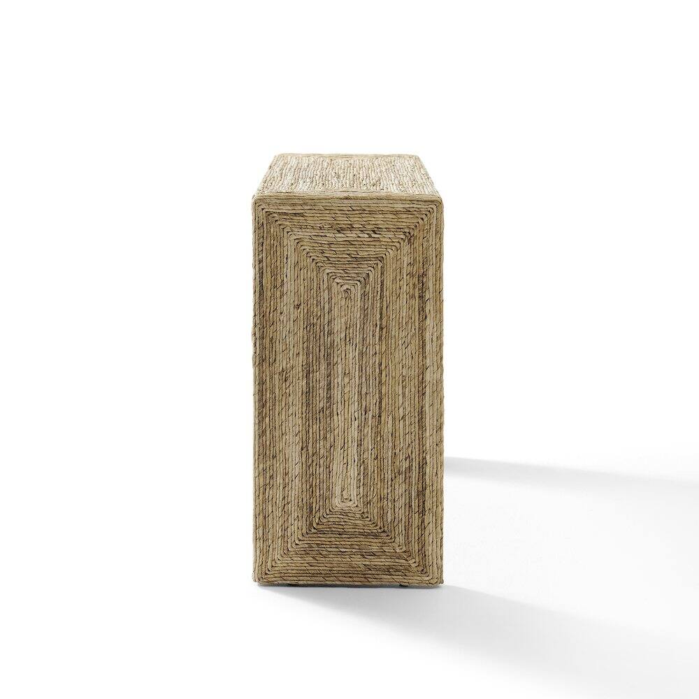 Angle. Crosley Furniture - Marella Console Table Banana Leaf - Banana Leaf.