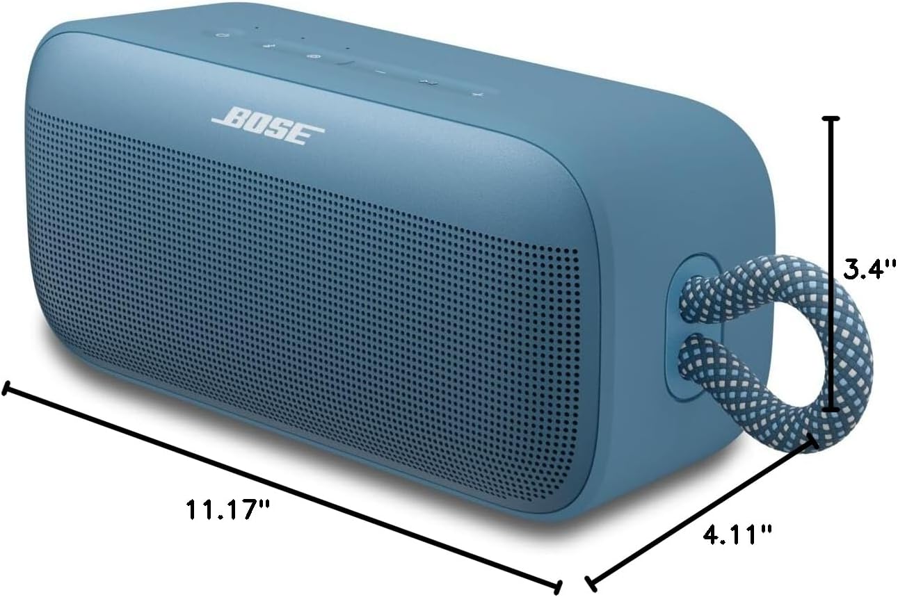 BOSE 3.4" 11.17" 4.11"