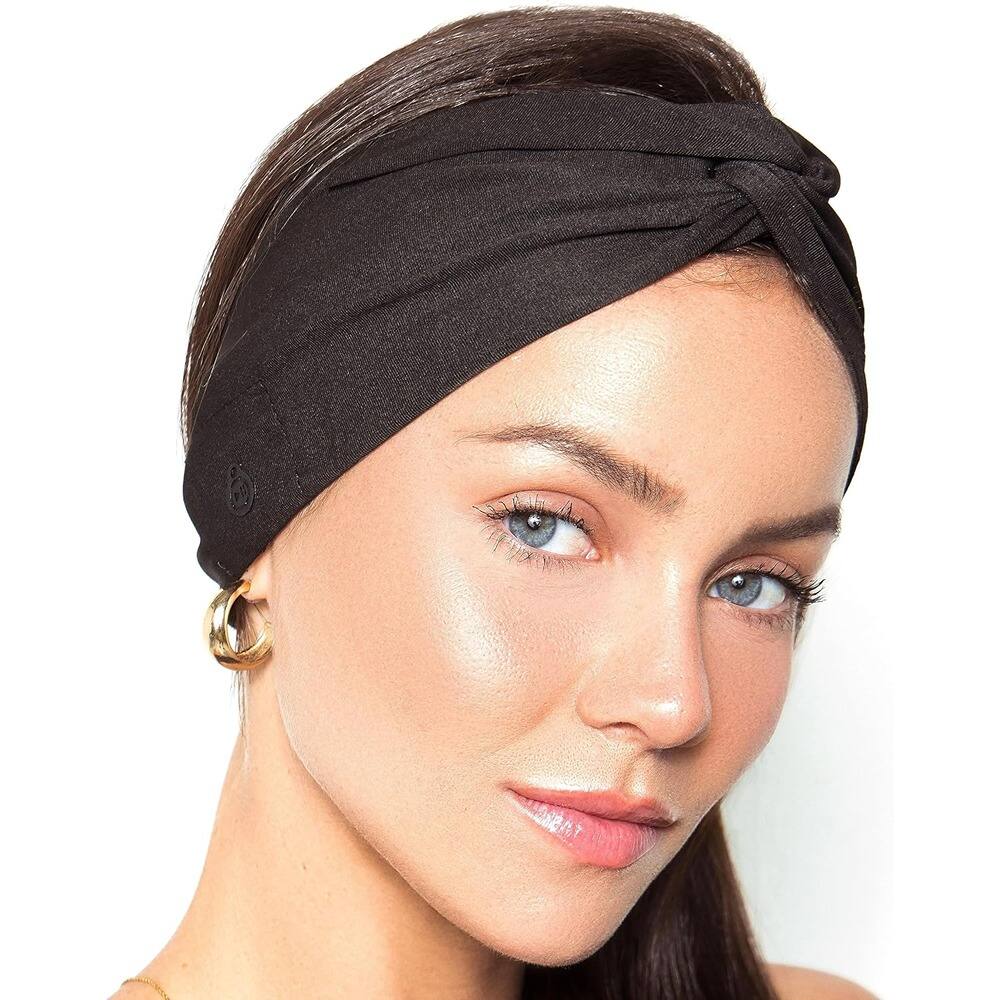 Front. MOSZAR LLC - Bluetooth Wireless Headband Headphones with HD Stereo, Noise Isolation and Built-In Mic – Black.