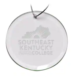 Jardine - Southeast Kentucky Community & Technical College 3'' Round Glass Ornament - Multicolor