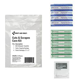 First Aid Only - Cuts and Scrapes Care Kit - Clear