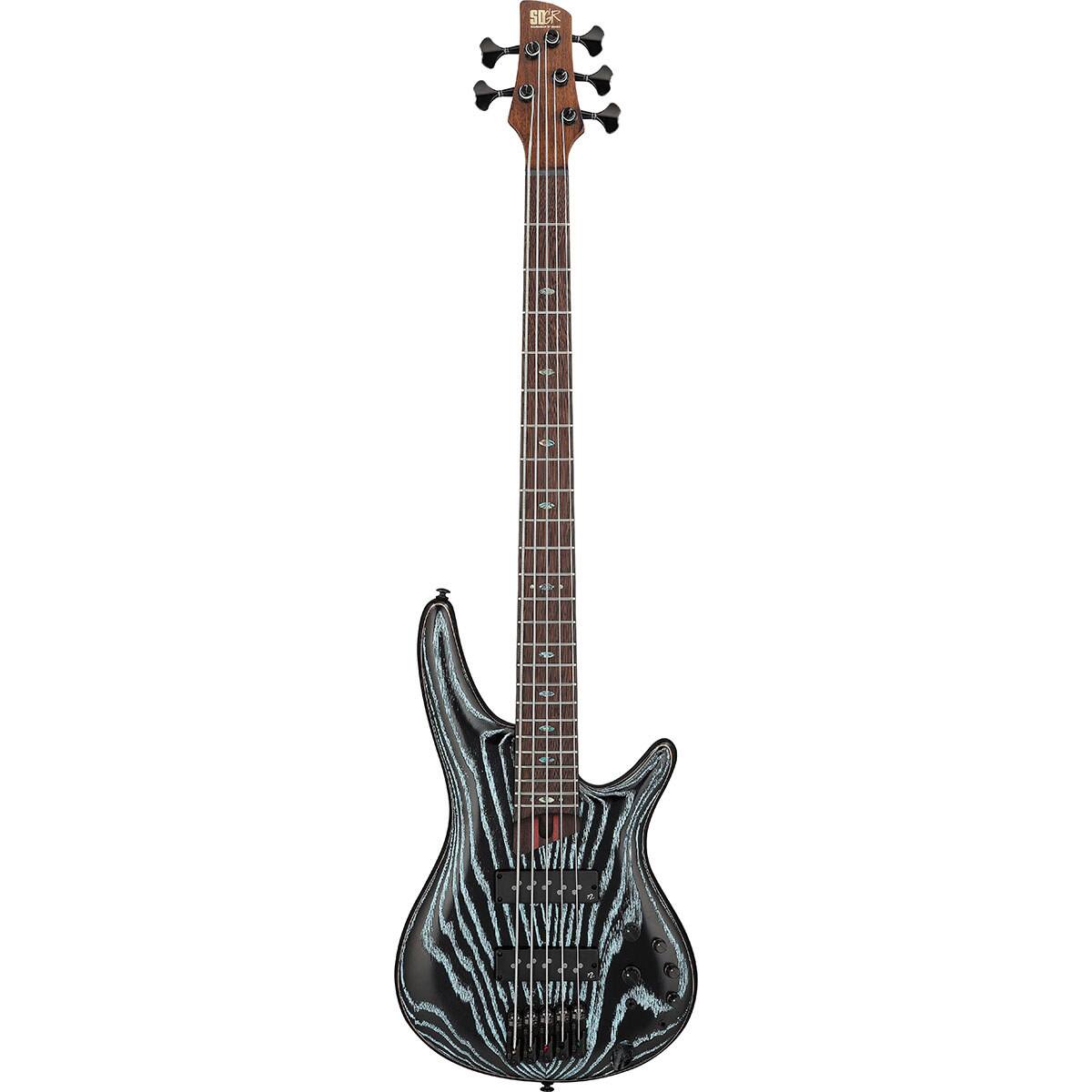 Ibanez - SR Premium 5str Electric Bass w/Bag - Aqua Wave Low GlossSR Premium 5str Electric Bass w/Bag - Aqua Wave Low