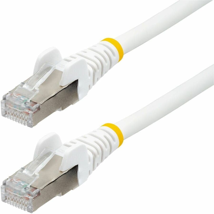 Startech - 75ft White CAT6a Ethernet Cable, Snagless RJ45, 10G, 100W PoE, S/FTP, LSZH, 27AWG Pure Copper, 500MHz, Shielded Network