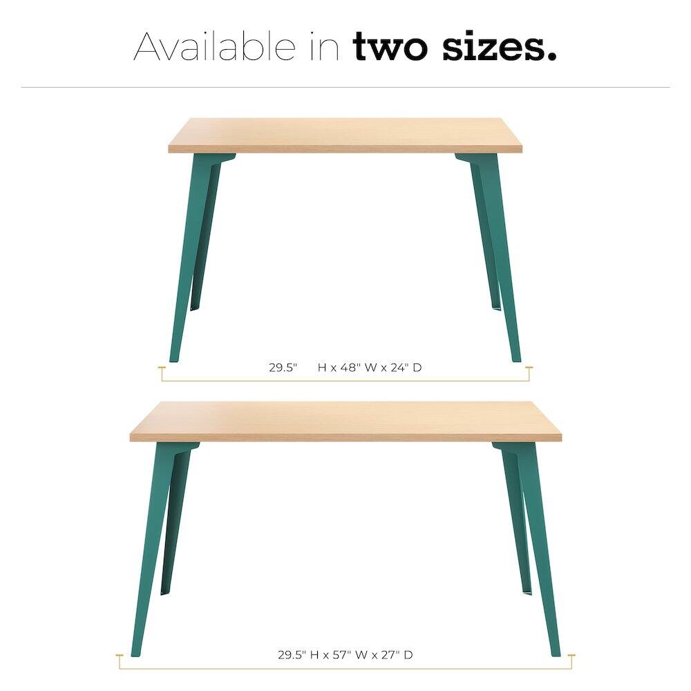 Available in two sizes.  
29.5" H x 48" W x 24" D  
29.5" H x 57" W x 27" D