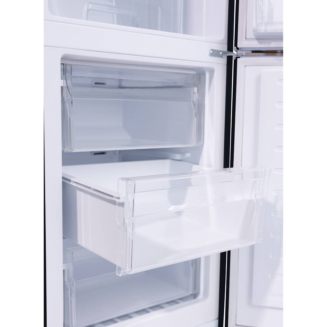 Alt View 8. Conserv - Conserv 24in RETRO BOTTOM MOUNT 11cf Refrigerator Fast Freeze 110V - Black.
