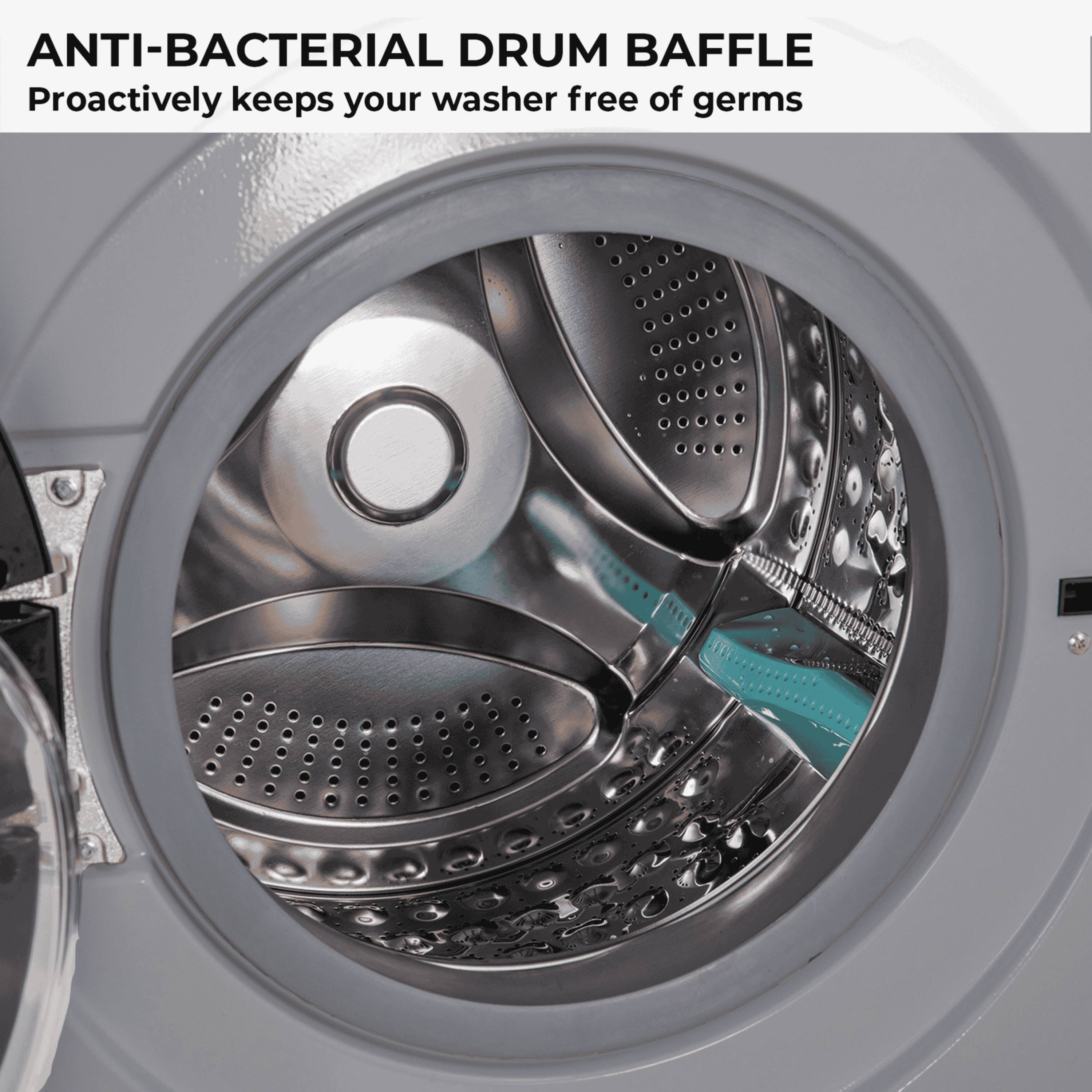 ANTI-BACTERIAL DRUM BAFFLE  
Proactively keeps your washer free of germs