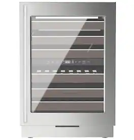 Monogram - 42-Bottle Built-In Wine Cooler with Dual Zone Cooling - Custom Panel Ready