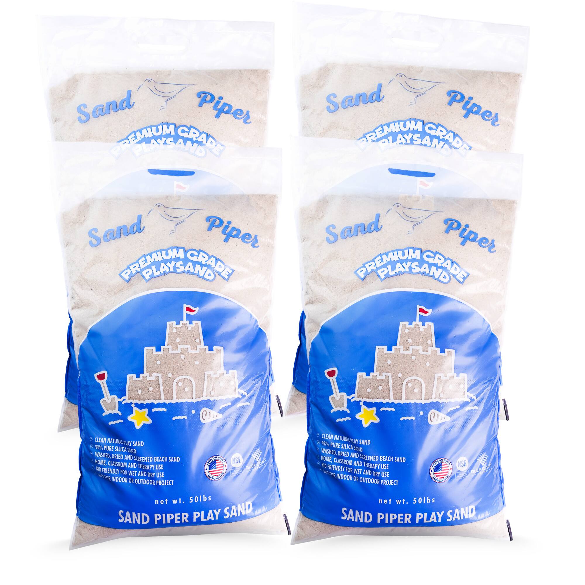 SandPiper - 50lb Premium Grade Multi-Use Play Sand, Chemical Free Formula, 4 Pack price history on PriceWatchPro