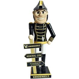 Santa's Workshop - Vanderbilt Commodores 12" Mascot Nutcracker - Black