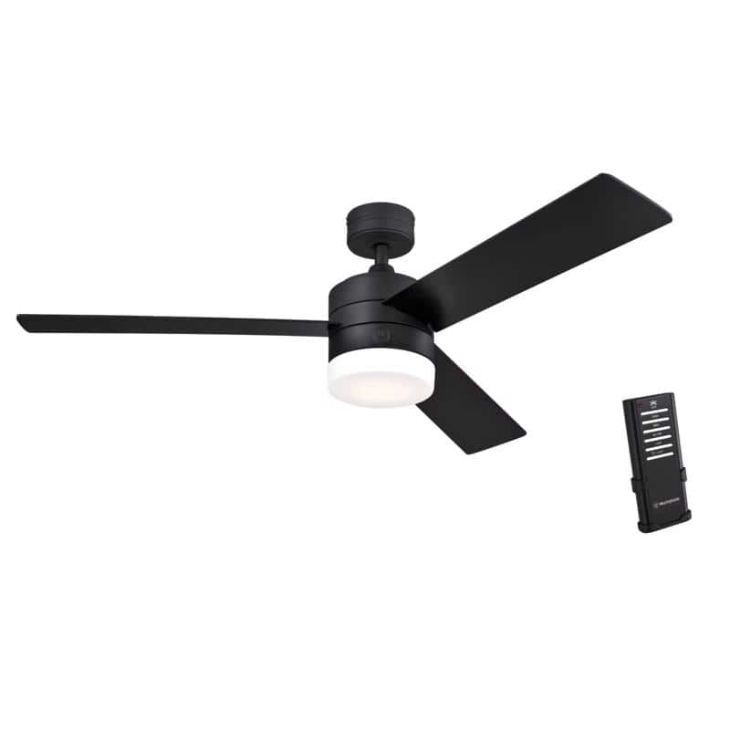 Westinghouse - Alta Vista 52 in. Matte LED Indoor Ceiling Fan - Black