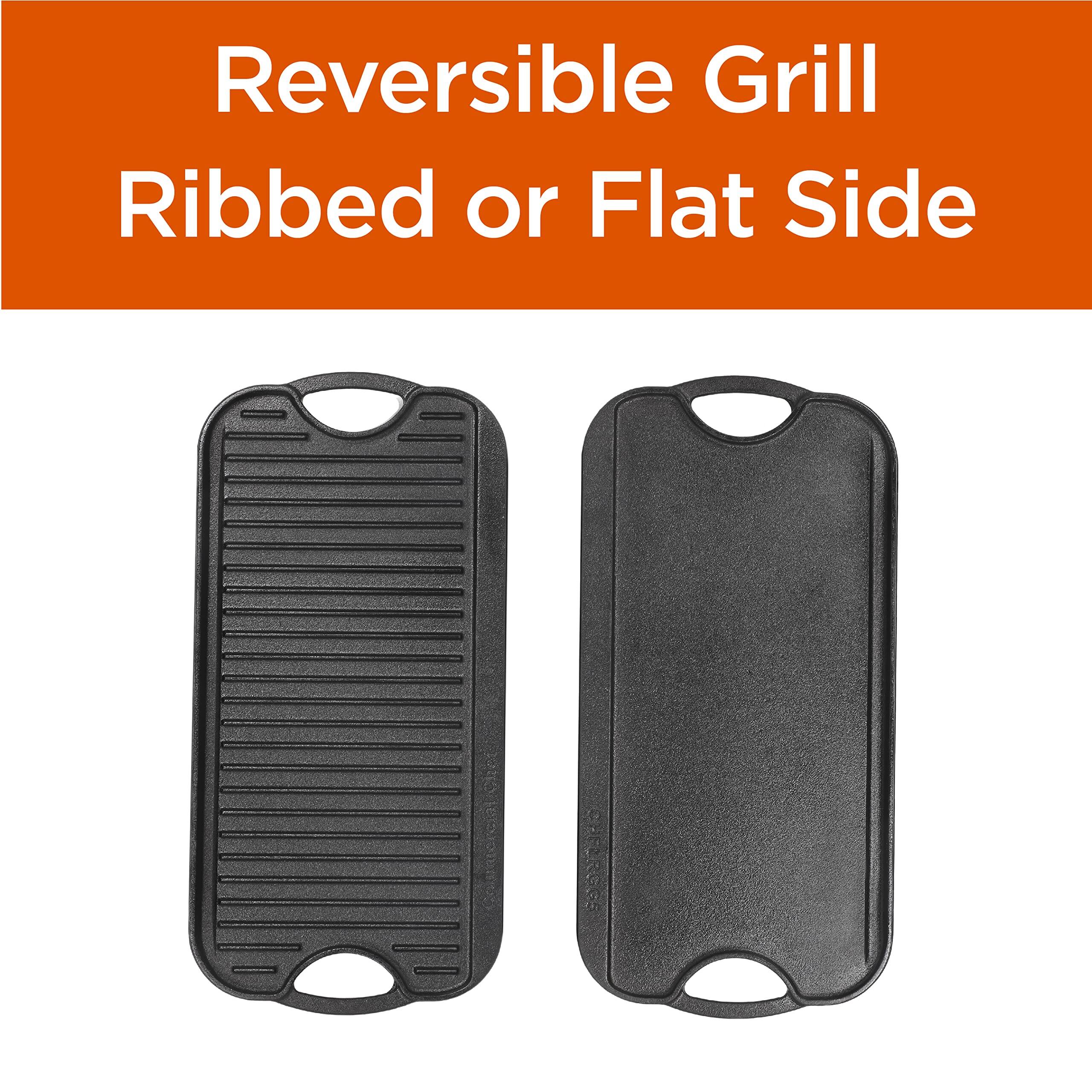 Reversible Grill Ribbed or Flat Side